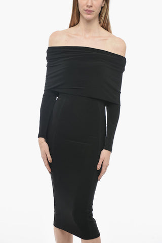 Fitted Long-Sleeve Dress