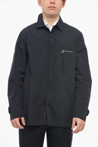 Overshirt in Nylon con Taschino a Zip