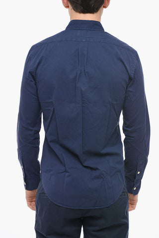Button-down Twill Cotton Shirt