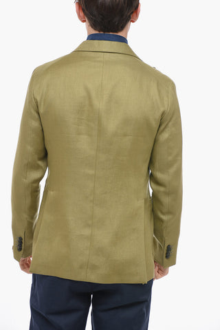 Blazer MONTECARLO in Lino con Revers a Lancia