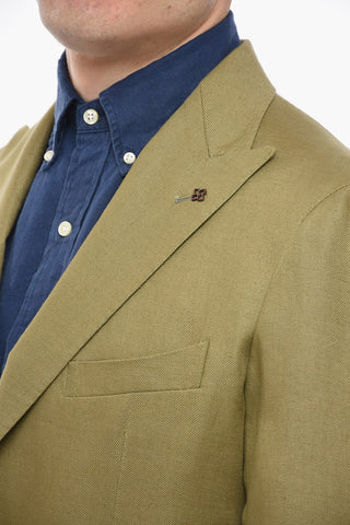 Blazer MONTECARLO in Lino con Revers a Lancia