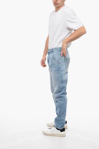 Straight-Fit Jeans with 17cm Monogram Pockets