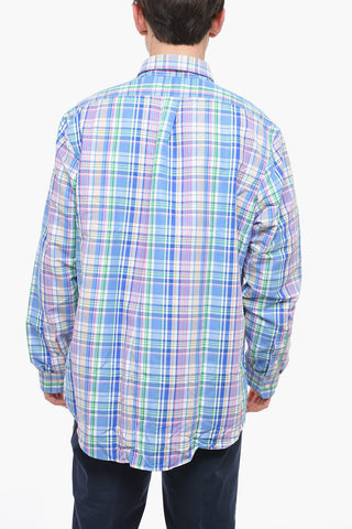 Button-down Plaid Check Shirt