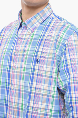 Button-down Plaid Check Shirt