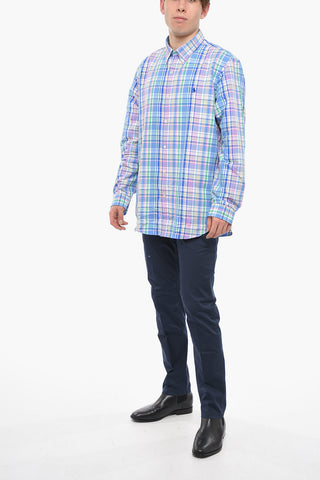 Button-down Plaid Check Shirt