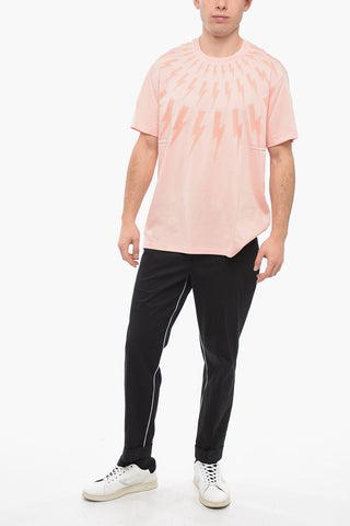T-Shirt Girocollo FAIR-ISLE THUNDERBOLT Slim Fit