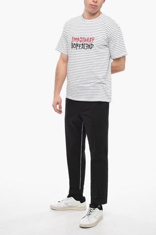 T-Shirt Girocollo IMAGINARY BOYFRIEND a Righe