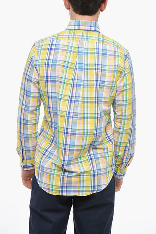Button-down Plaid Check Shirt