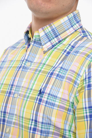 Button-down Plaid Check Shirt