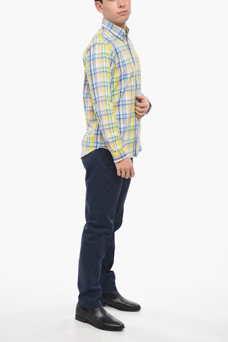 Button-down Plaid Check Shirt