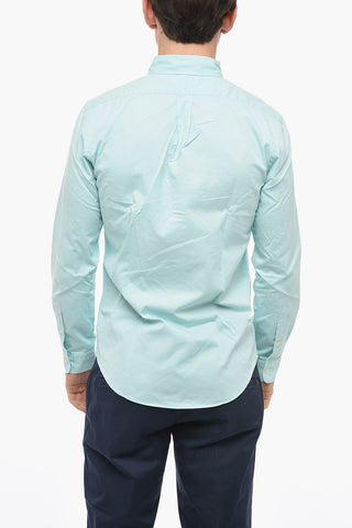 Button-down Twill Cotton Shirt