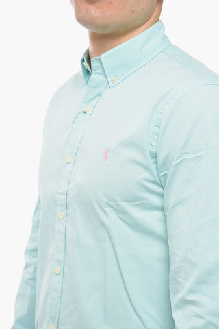 Button-down Twill Cotton Shirt