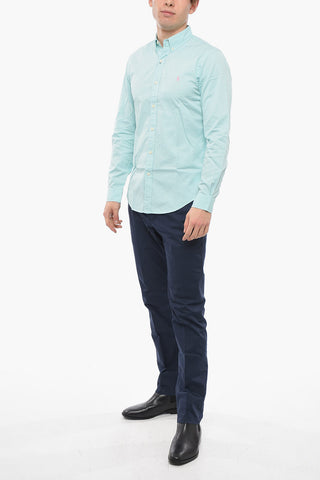 Button-down Twill Cotton Shirt