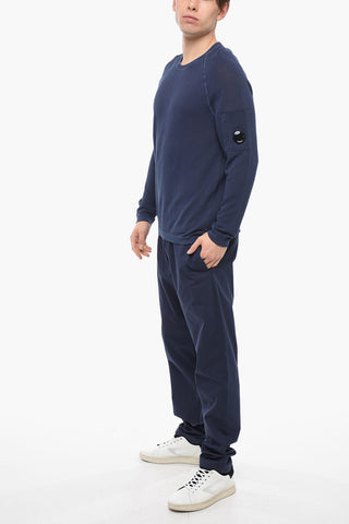 Crew Neck Crepê Cotton Sweater
