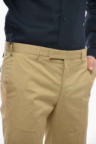 Pantaloni Stretch con Tasche a Filo