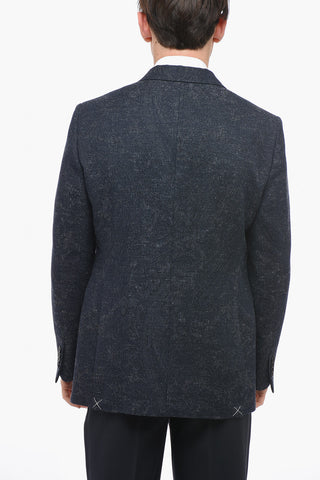 Lined Single-breasted Blazer with Flap PocketS