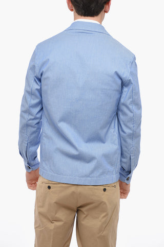 Half-lined Blazer with Striped Pattern
