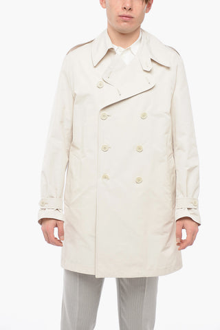 Cotton Blend TITANIO Unlined Trench Coat