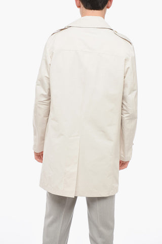 Cotton Blend TITANIO Unlined Trench Coat