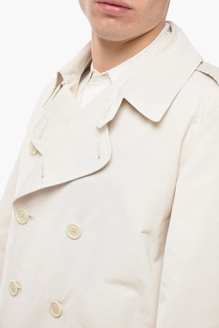 Cotton Blend TITANIO Unlined Trench Coat