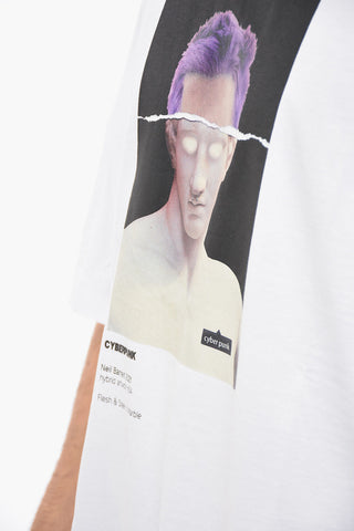 T-Shirt Girocollo CYBER PUNK-HYBRID N.64 Slim Fit