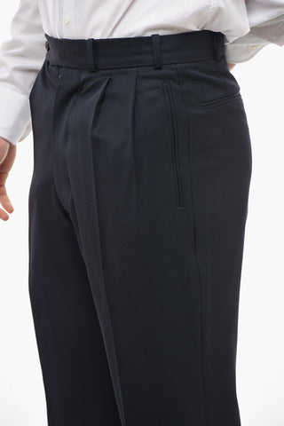 MM1 Double-pleated UNISEX Virgin Wool Pants