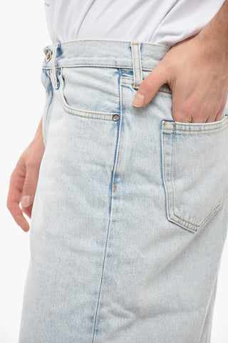 PERMANENT Light Wash SINGLE ARROW Denim Shorts