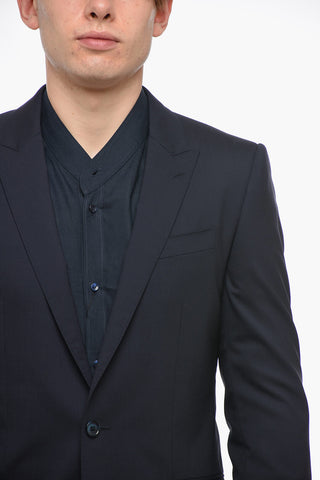 MARTINI Abito in Lana Stretch con Tasche ad Aletta