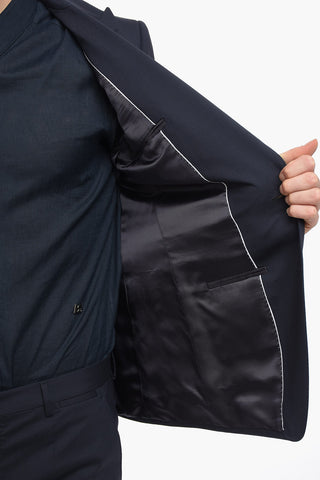 MARTINI Abito in Lana Stretch con Tasche ad Aletta