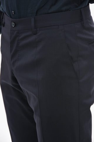 MARTINI Abito in Lana Stretch con Tasche ad Aletta