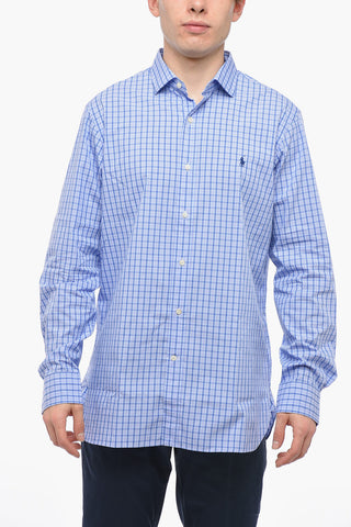 Camicia in Cotone con Motivo District