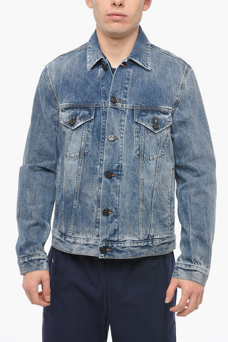 Washed Effect Denim Jacket