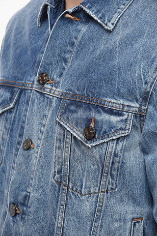 Washed Effect Denim Jacket