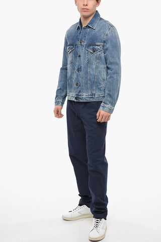Washed Effect Denim Jacket