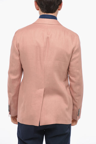 Linen Blazer RICERCA with Flap Pockets