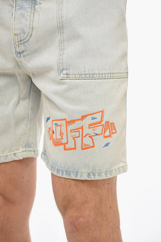 SEASONAL Vintage Wash UTILITY Denim Shorts