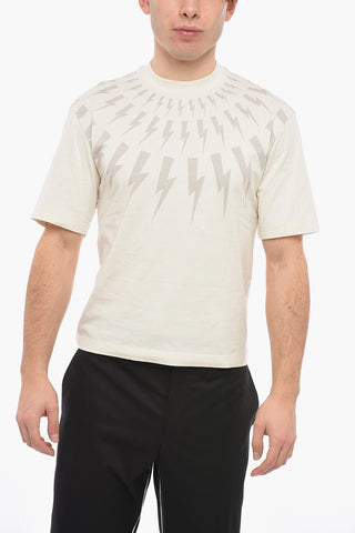 T-Shirt Girocollo FAIR-ISLE THUNDERBOLT Slim Fit