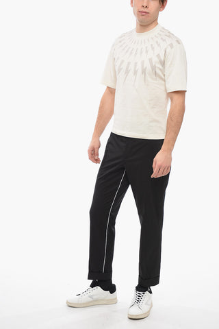 T-Shirt Girocollo FAIR-ISLE THUNDERBOLT Slim Fit