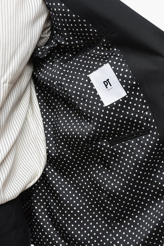 Lined Single-breasted Blazer with Flap PocketS