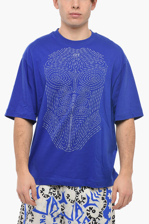 Rundhals-T-Shirt BODY STITCH Mit Frontstickerei