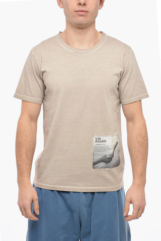 MM6 T-Shirt VIN ROUGE Girocollo