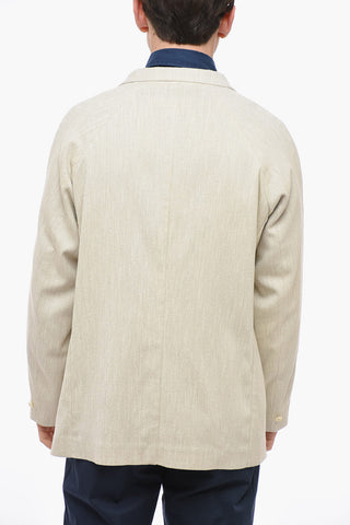 Blazer Semifoderato con Ricamo Ton-sur-ton