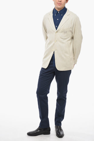 Blazer Semifoderato con Ricamo Ton-sur-ton
