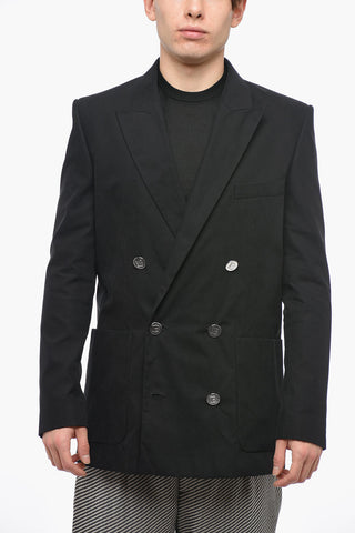 Blazer Doppiopetto con Revers a Lancia