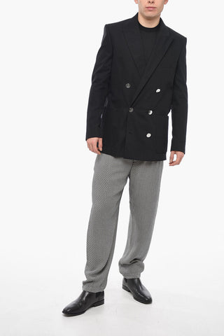 Blazer Doppiopetto con Revers a Lancia