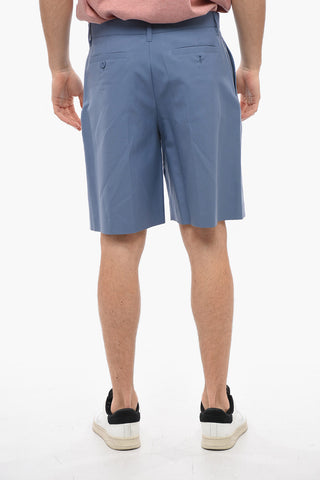 Chino Shorts with Front Pleats