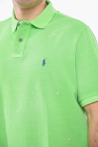 Piquet Cotton Polo with Lived-in Effect