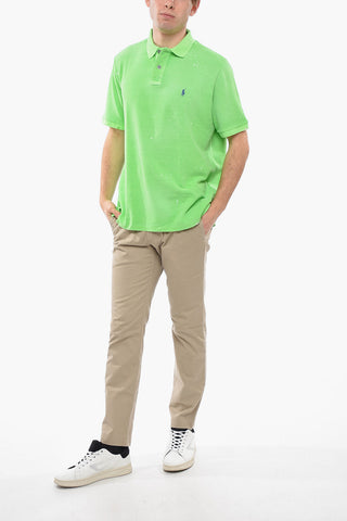 Piquet Cotton Polo with Lived-in Effect