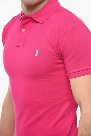 Polo Slim Fit con Logo Ricamato