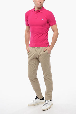 Polo Slim Fit con Logo Ricamato
